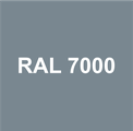 Порошок Шагрень RAL 7000 Порошок Шагрень RAL 7000